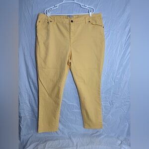 Woman Within Sunny Yellow Pants